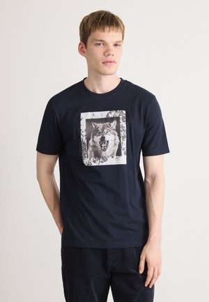 LUPO - Trükipildiga T-särk - dark blue