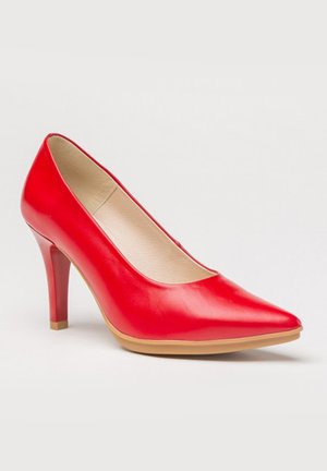 Zapatos altos - rojo