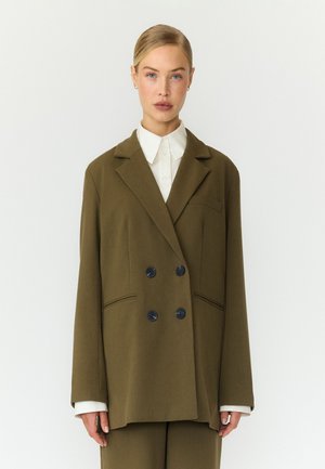 YAS, YASLIKKA OVERSIZED - Блейзър - dark olive