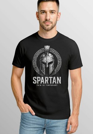 Print T-shirt - schwarz