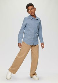 s.Oliver OXFORD-VAN STRETCH - Hemd - blau