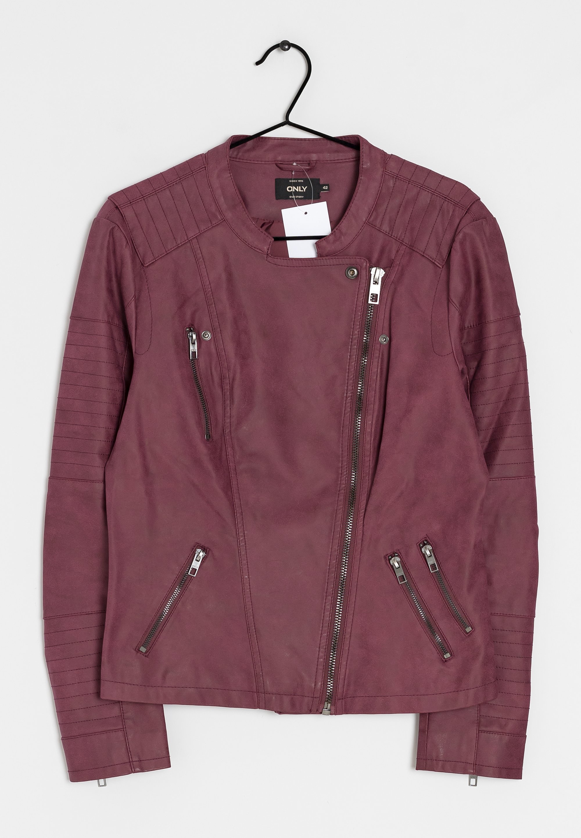 Lederjacke Damen Only Kunstlederjacke Rosa Only Damen Lederjacke