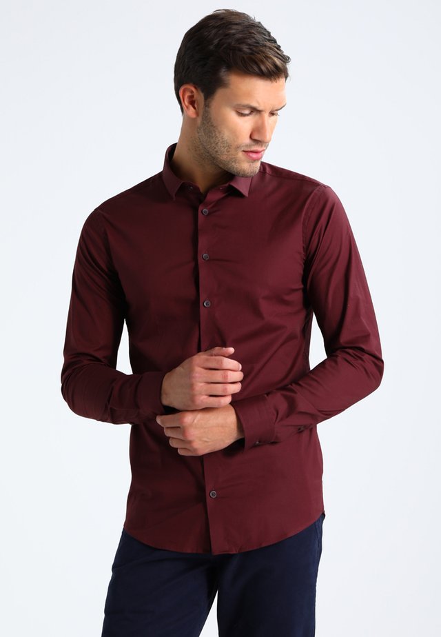 Hemd - merlot red