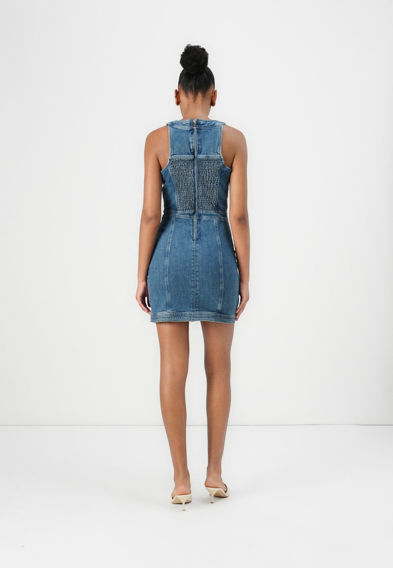 guess denim mini dress GUESS Eco Akira Printed Denim Dress Women