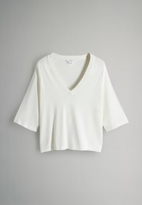 REGULAR FIT -  V-NECK 3 PACK   - Džemperis - black taupe brown cream