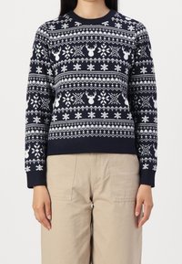 ONLY Stickad tröja - dark blue