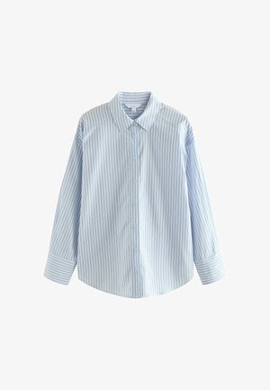 Next, PETITE FIT - OVERSIZED BOYFRIEND SHIRT . - Hemdbluse - light blue/brown stripe