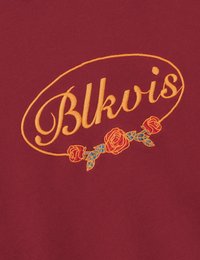 BLKVIS SCRIPT ROSES UNISEX - Camisola - merlot