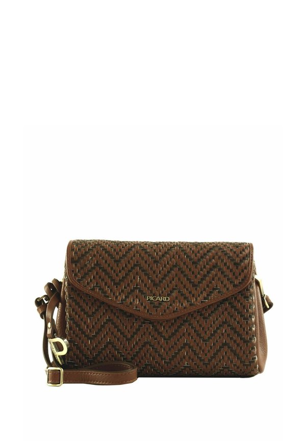 SAMOS SHOULDER - Umhängetasche - cognac