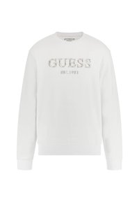 MET GEBORDUURD LOGO - Sweatshirt - weiß