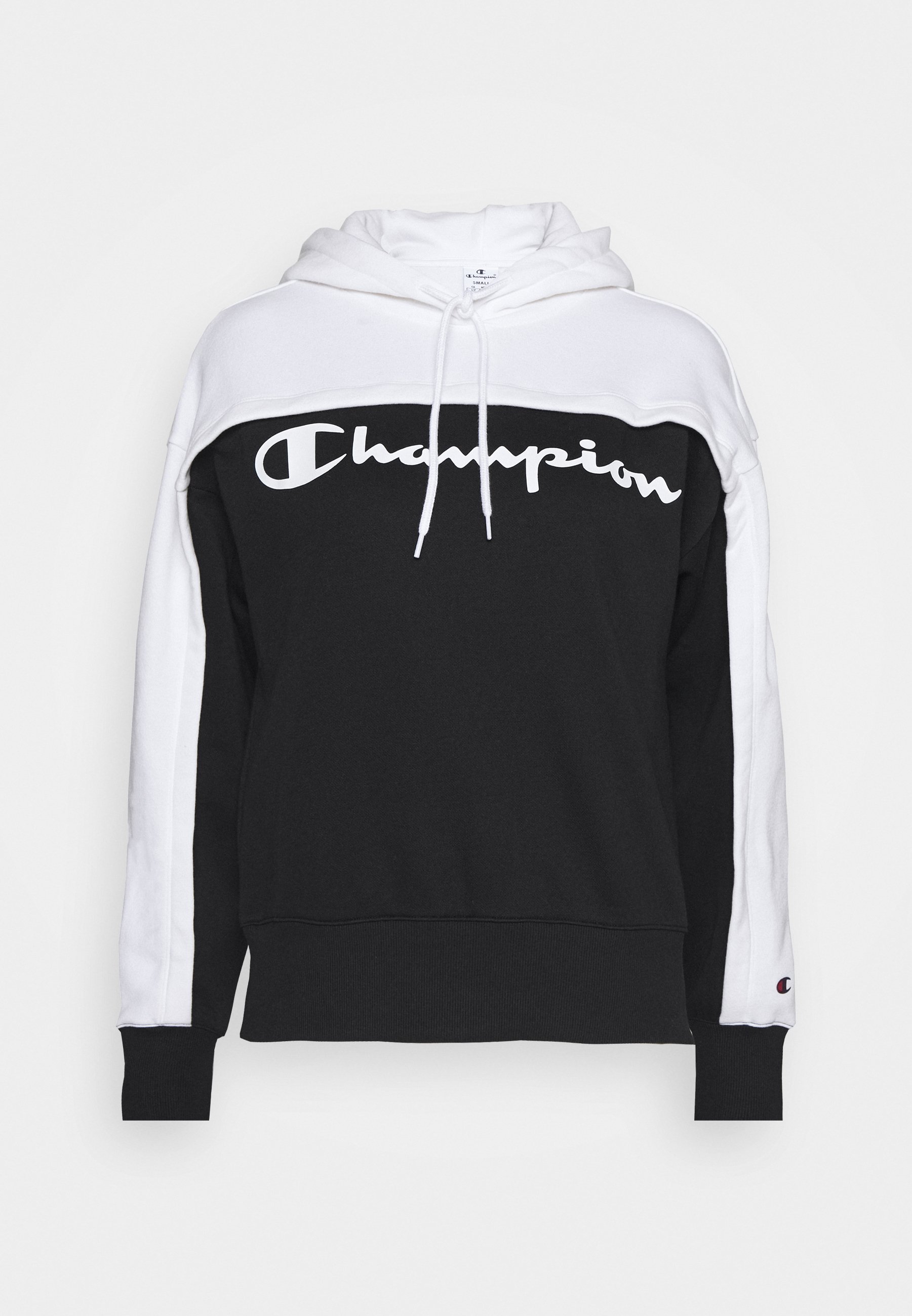 champion hoodie black and white