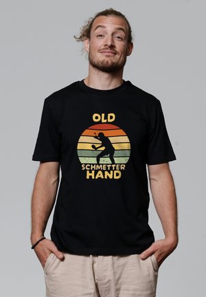 OLD SCHMETTERHAND - T-Shirt print - black