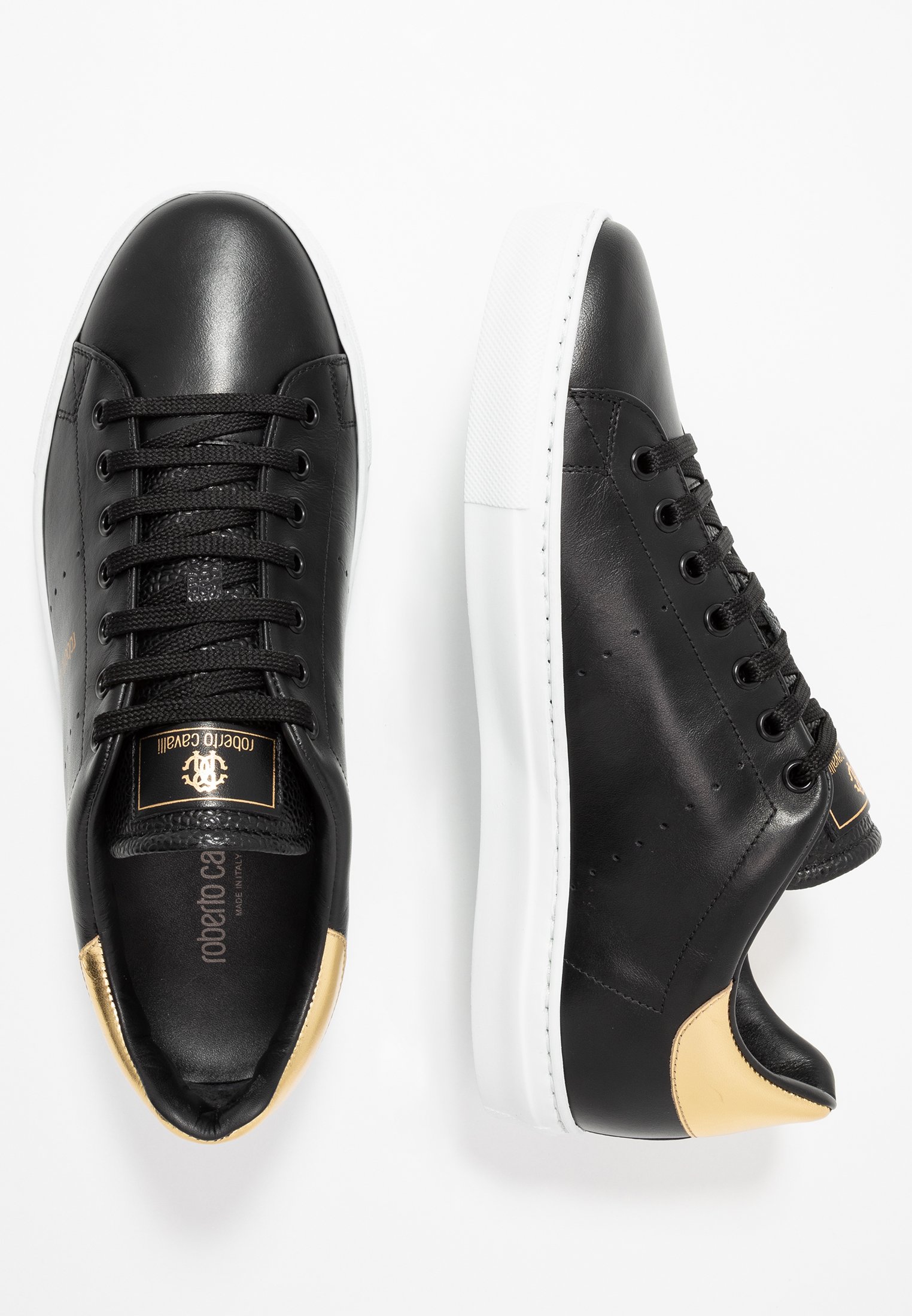 Roberto Cavalli Sneakers laag - gold/Zwart - Zalando.nl