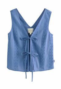 Laura Ashley - REGULAR FIT - BEACH TIE FRONT BRODERIE - Palaidinė - blue Miniatiūros vaizdas 1