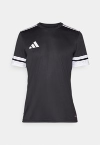 SQUADRA25 SHORT SLEEVE - Sports T-shirt - black/white