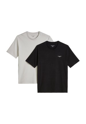 Marc O'Polo DENIM, T-SHIRT, SSL, LOGO PRINT, DOUBLE PACK - T-Shirt basic - black multi