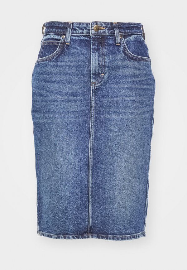 MIDI SKIRT - Denim skirt - dark glamour3