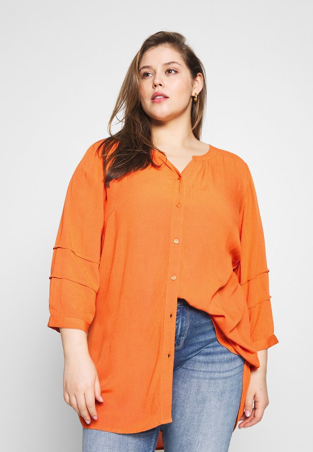 LONG BLOUSE - Blouse - jaffa orange