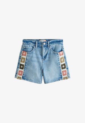 Next, Jeans Shorts - crochet mid blue