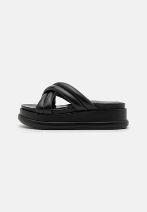 Pantolette hoch - black