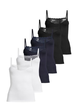 6-PACK - Undertrøjer - schwarz   blau   weiß