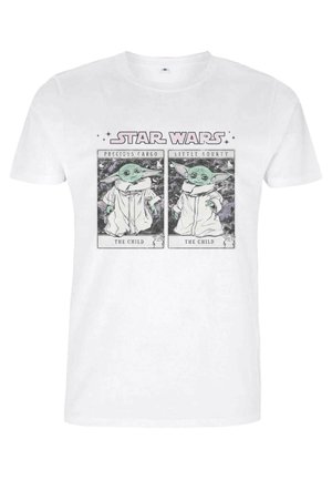 STAR WARS THE MANDALORIAN BB YODA TAROT - T-shirt print - white