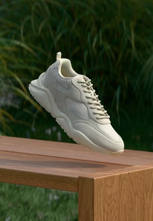 LEATHER UNISEX - Sportbačiai - off white