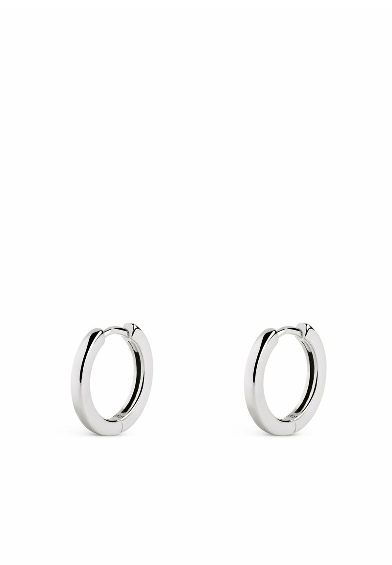 SINGULARU - Orecchini Polar Moon Spark. Argento Sterling 925 con Finitura in Oro 18Kt. Chiusura Congo. Gioielli per Donna