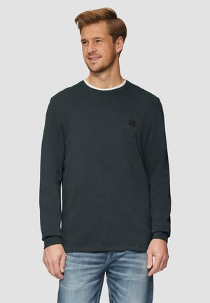 Strickpullover - schiefergrau