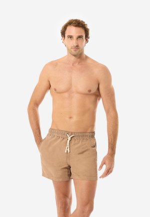 Badeshorts - brown solid