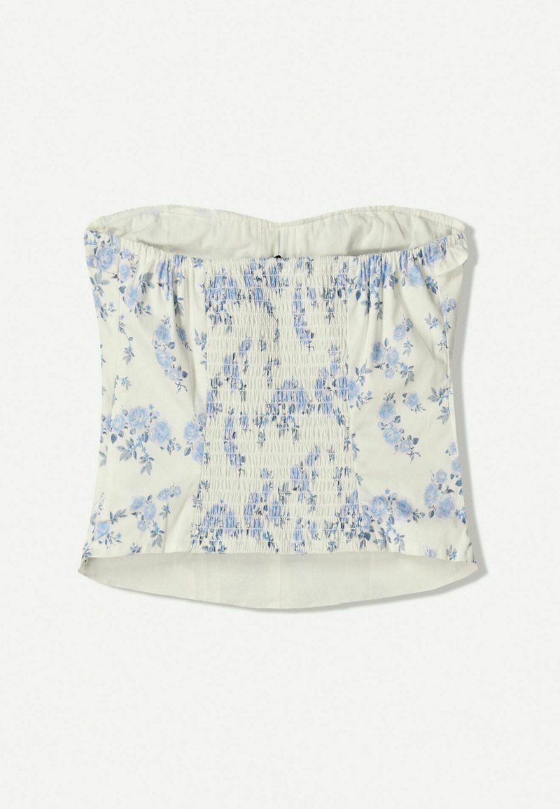 Débardeur Femme Bershka "With Love" - Imprimé Multicolore Devant, Bleu Marine - Taille M - Occasion Très Bon état