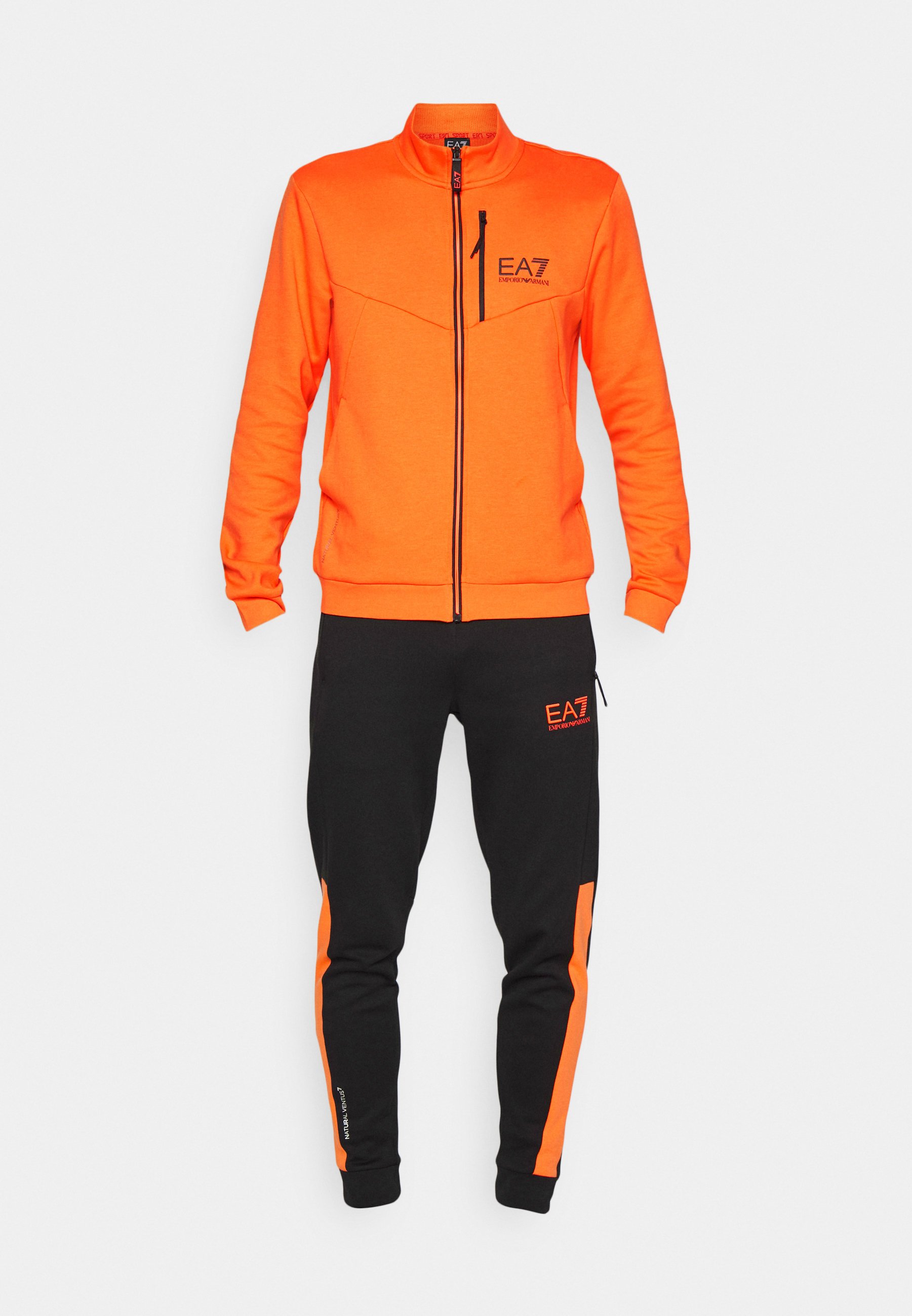 EA7 Emporio Armani Tuta - orange/black/arancione - Zalando.it