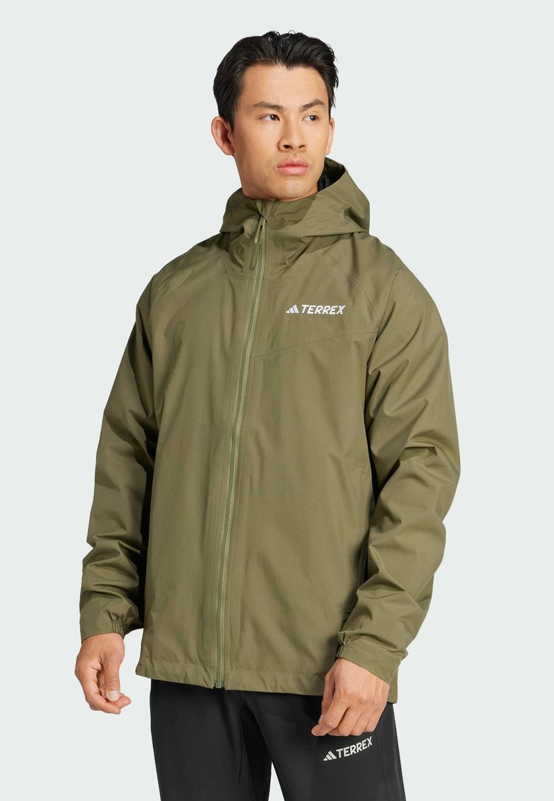 Adidas Terrex MULTI TWO-LAYER RAIN.RDY - Regenjas - olive strata