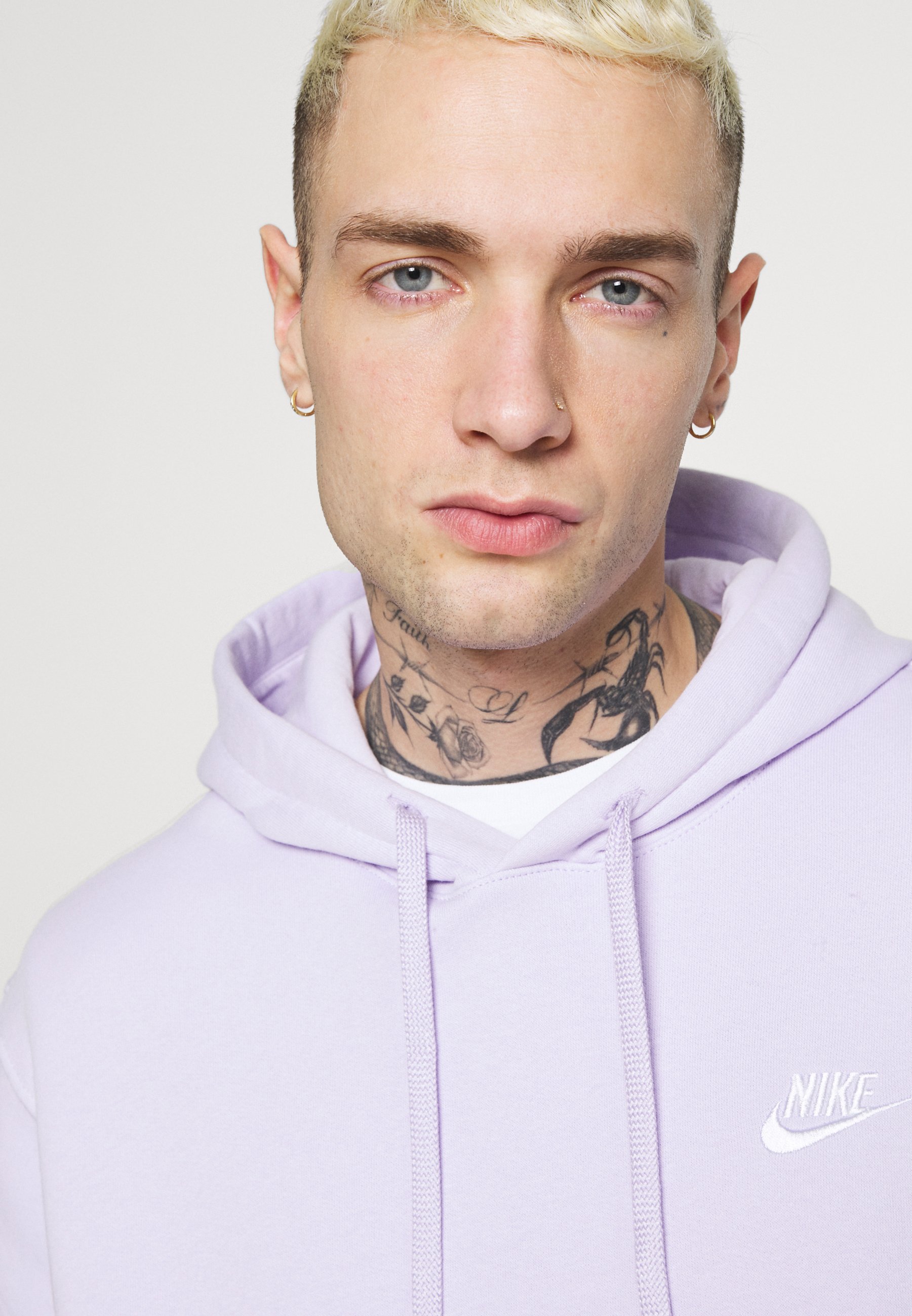 Nike Sportswear CLUB HOODIE - Sweatshirt - violet frost/violet - ZALANDO.FR