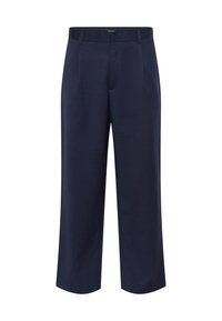 MACHINO PLEAT PANT - Ülikonnapüksid - dark navy