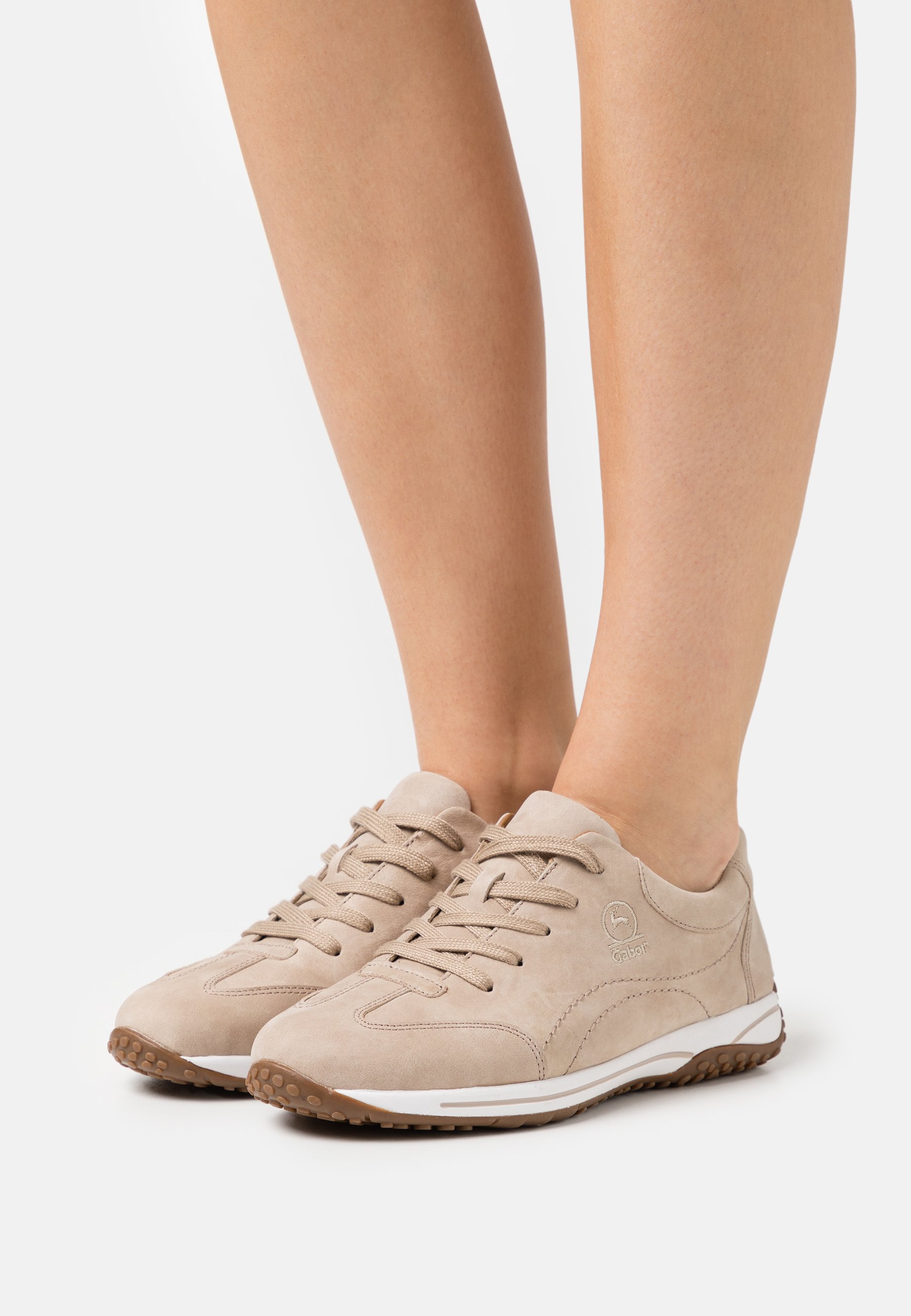 Womens Gabor Comfort Lace-Ups | Sneakers With Leopard Skin Pattern  Black/Camel ⋆ Sandra Dages