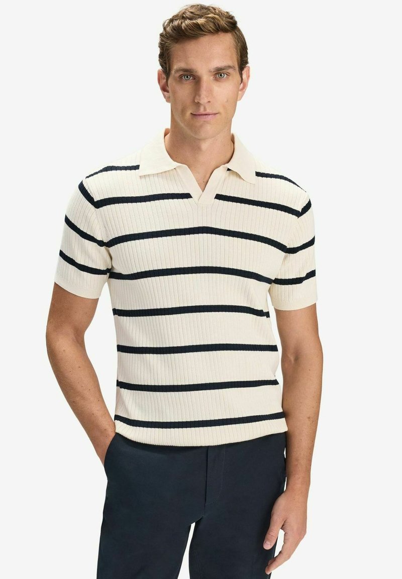 John Henric PEDRO - Pikeepaita - cream white