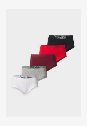 Calvin Klein Underwear, 5 PACK - Боксерки - black/ grey heather/established red