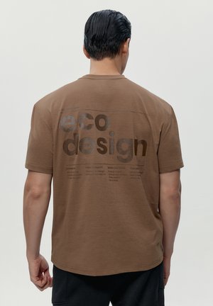VENETTA - Camiseta estampada - marrón