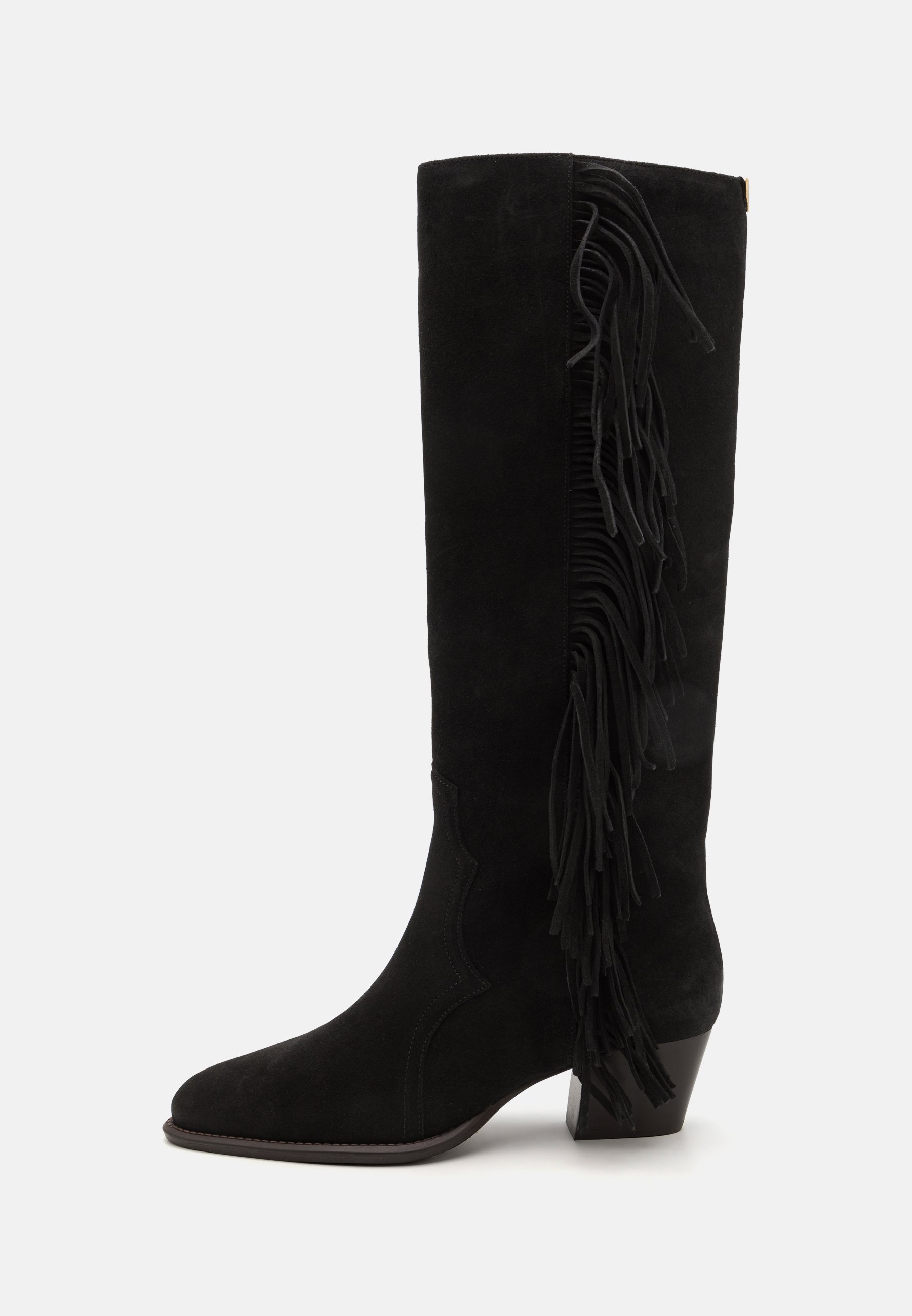 Maje Bottes de cowboy motard noir ZALANDO