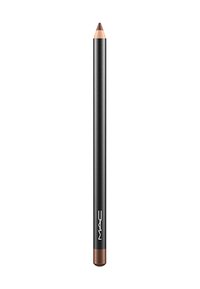 Crayon à lèvres avec un corps noir et une pointe effilée. La base présente un accent en bronze. Fini mat texturé avec une application douce.