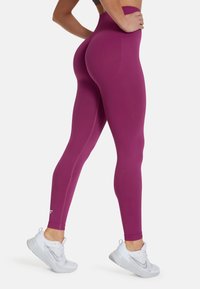 SQUATPROOF CHROMA PLAIN HIGH WAISTED  - Tajice - violet red