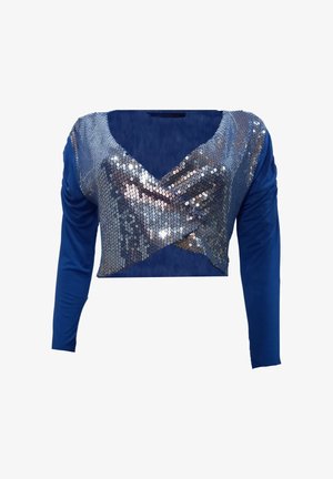 Outfitters Nation, CON LENTEJUELAS - Chaqueta fina - azul