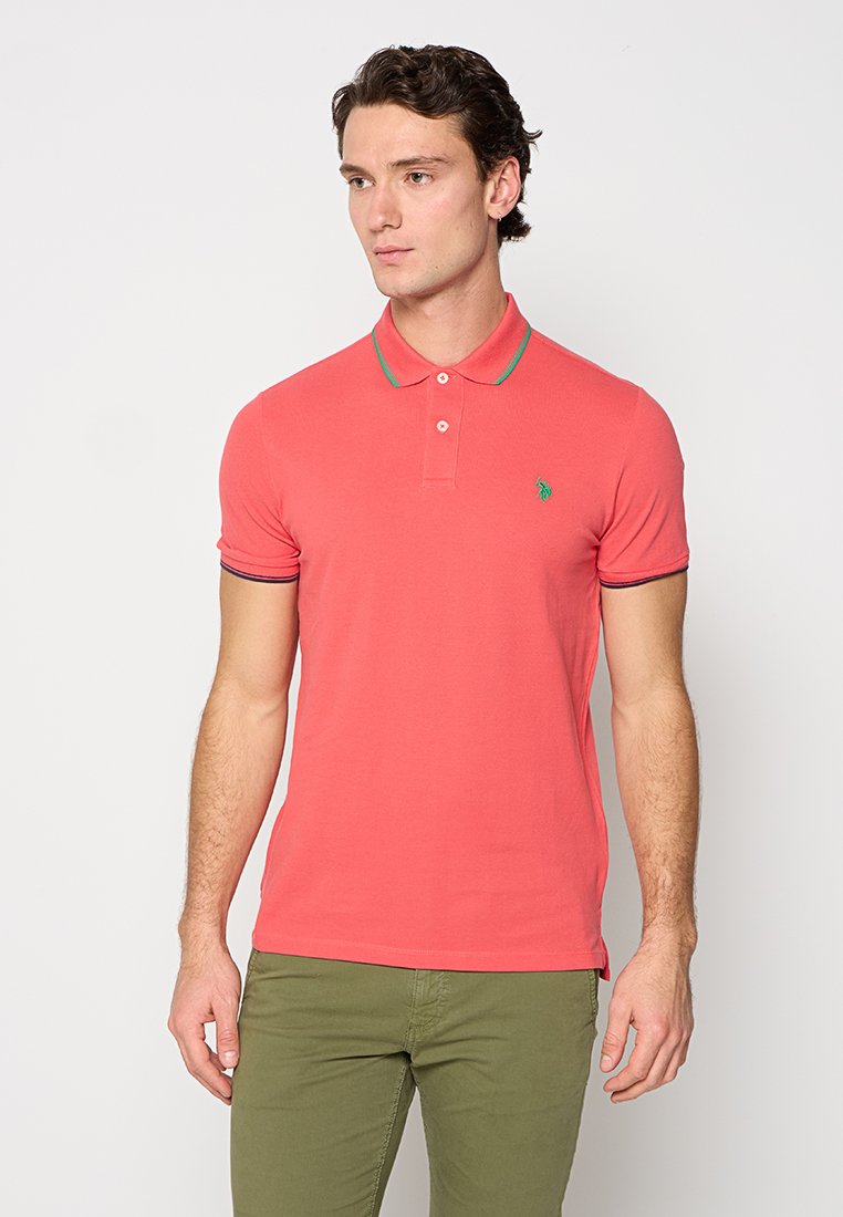 U.S. Polo Assn. Poloshirt koraalrood U.S. Polo Assn. Poloshirt koraalrood