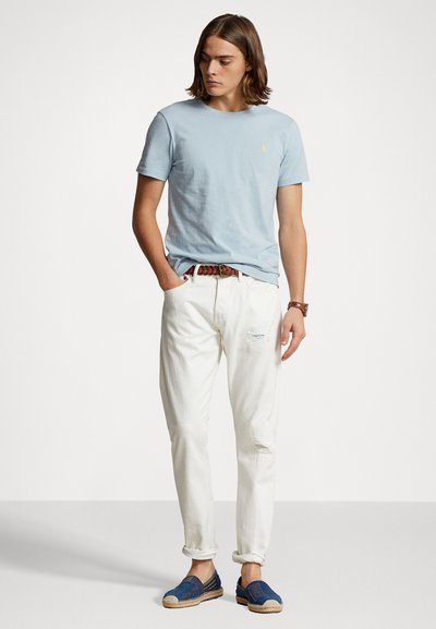 Polo Ralph Lauren CUSTOM SLIM FIT JERSEY CREWNECK T-SHIRT - Pamata T-krekls - alpine blue
