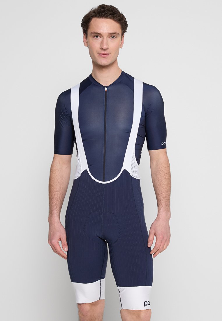 POC Korte fietsbroek met bandjes zwartblauw denim POC Korte fietsbroek met bandjes zwartblauw denim