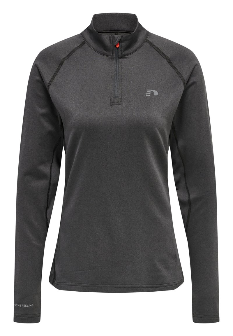 NEWLINE Longsleeve donkergrijs gemêleerd NEWLINE Longsleeve donkergrijs gemêleerd