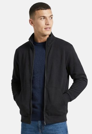 Jack & Jones, Zip-up sweatshirt - schwarz