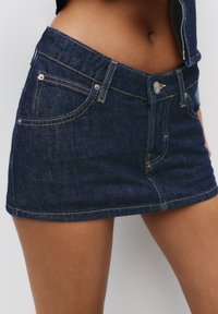 PULL&BEAR Suknja od trapera - dark-blue denim