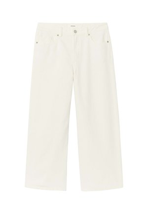 Promod, PANTALON COURT ET LARGE - Wide Leg - ecru